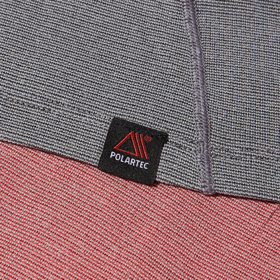 Women's MTN Guide Long Sleeve Half Zip - Grey/Red