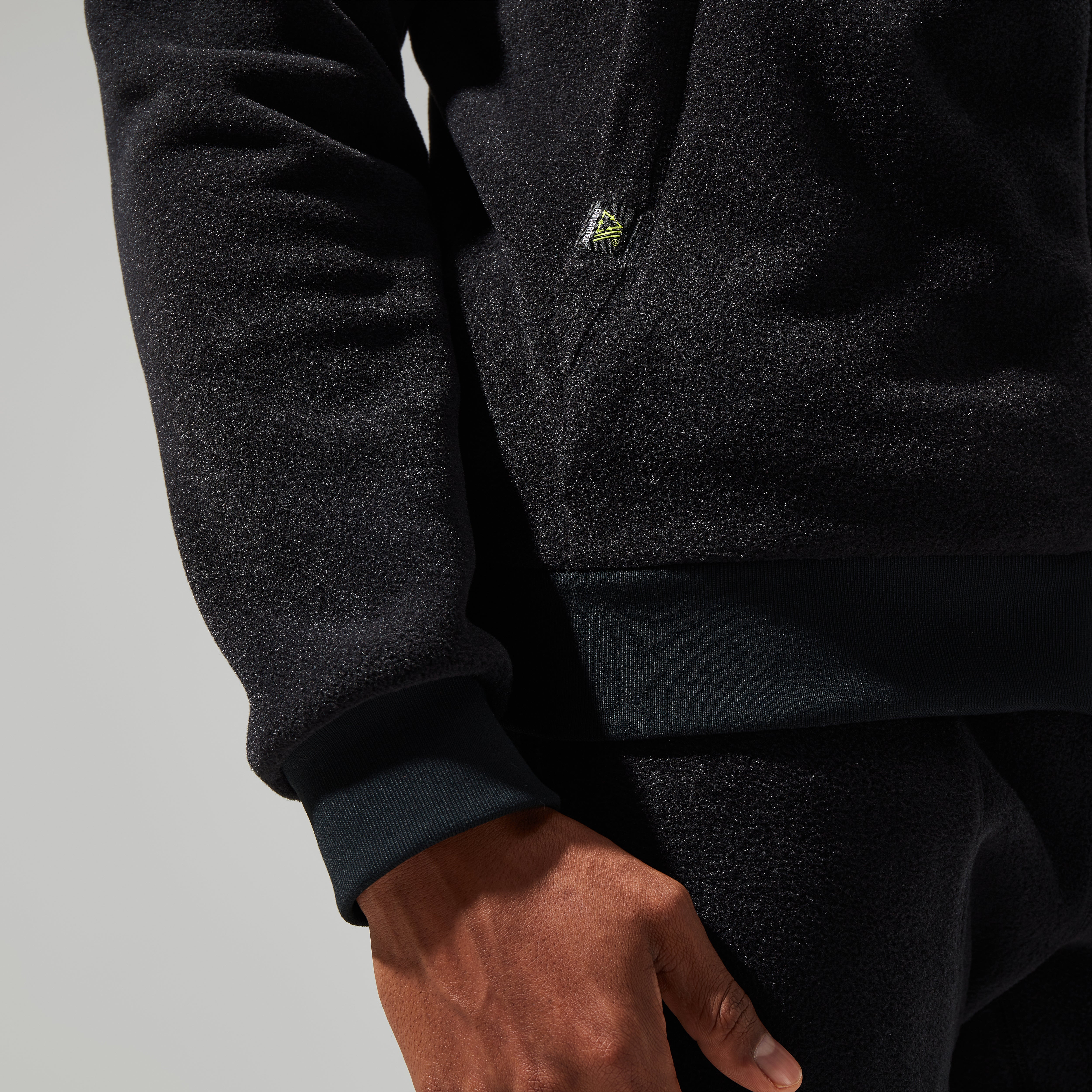 Prism Polartec Kapuzenjacke für Herren - Schwarz