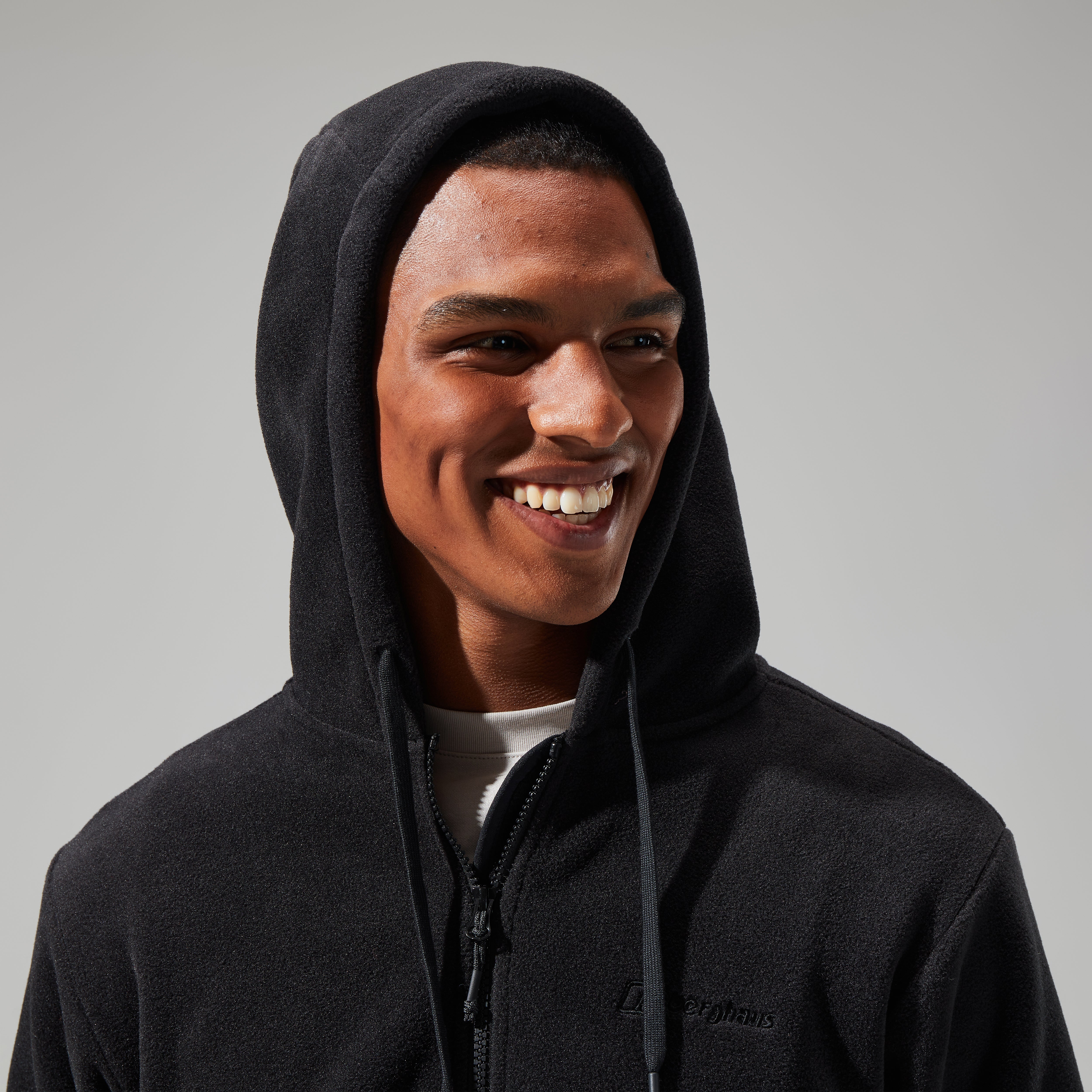 Prism Polartec Kapuzenjacke für Herren - Schwarz