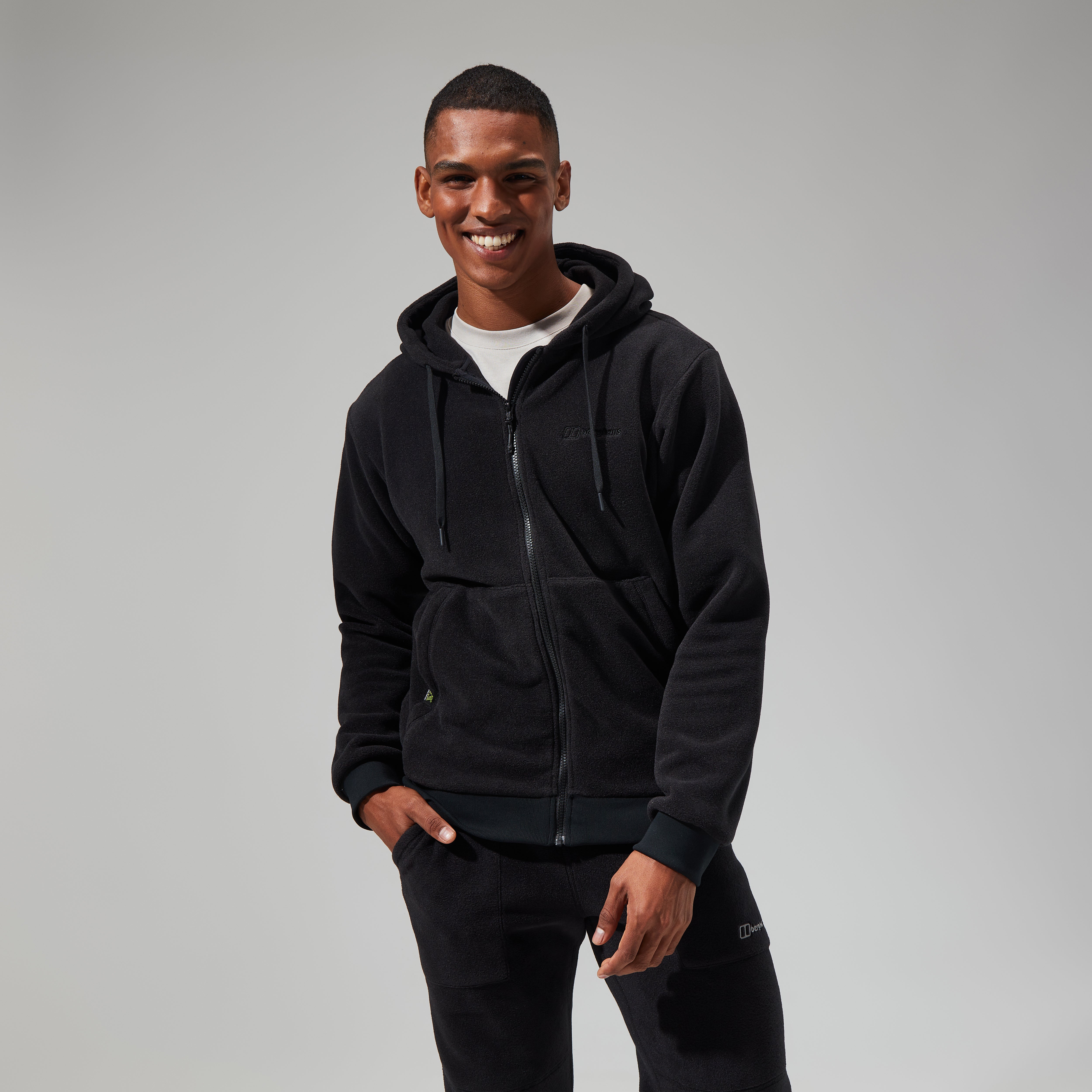 Prism Polartec Kapuzenjacke für Herren - Schwarz