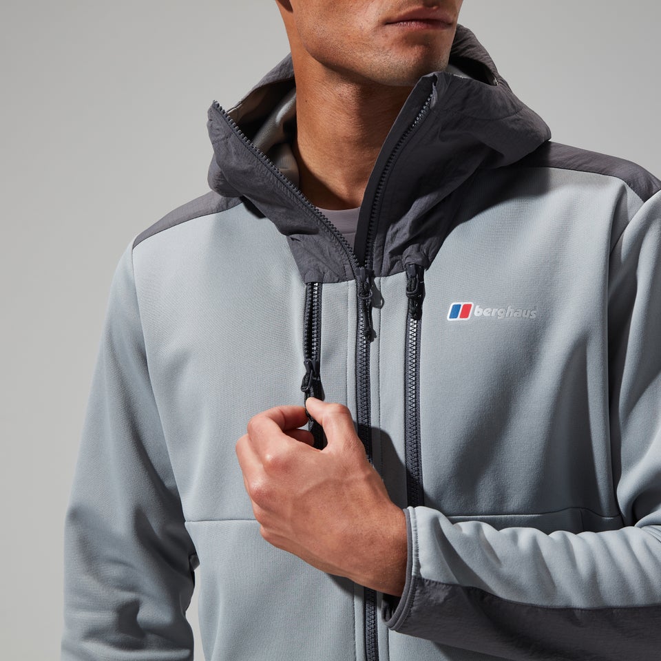Men's Reacon Hooded Jacket - Grey/Black