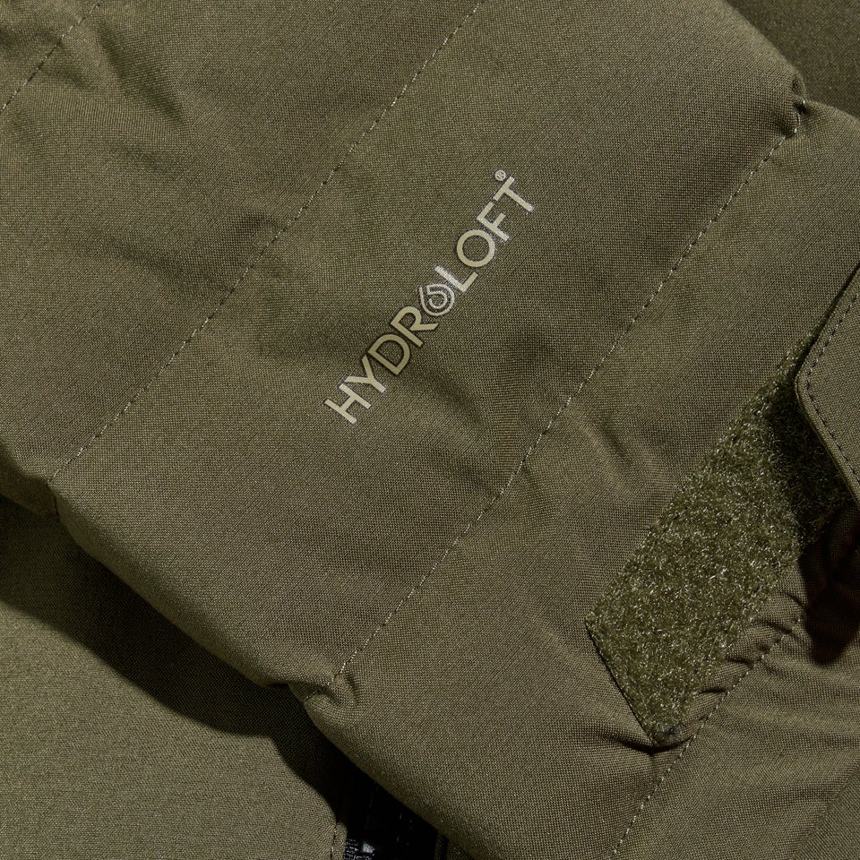 Men's Theran Hybrid Hooded Jacket - Dark Green