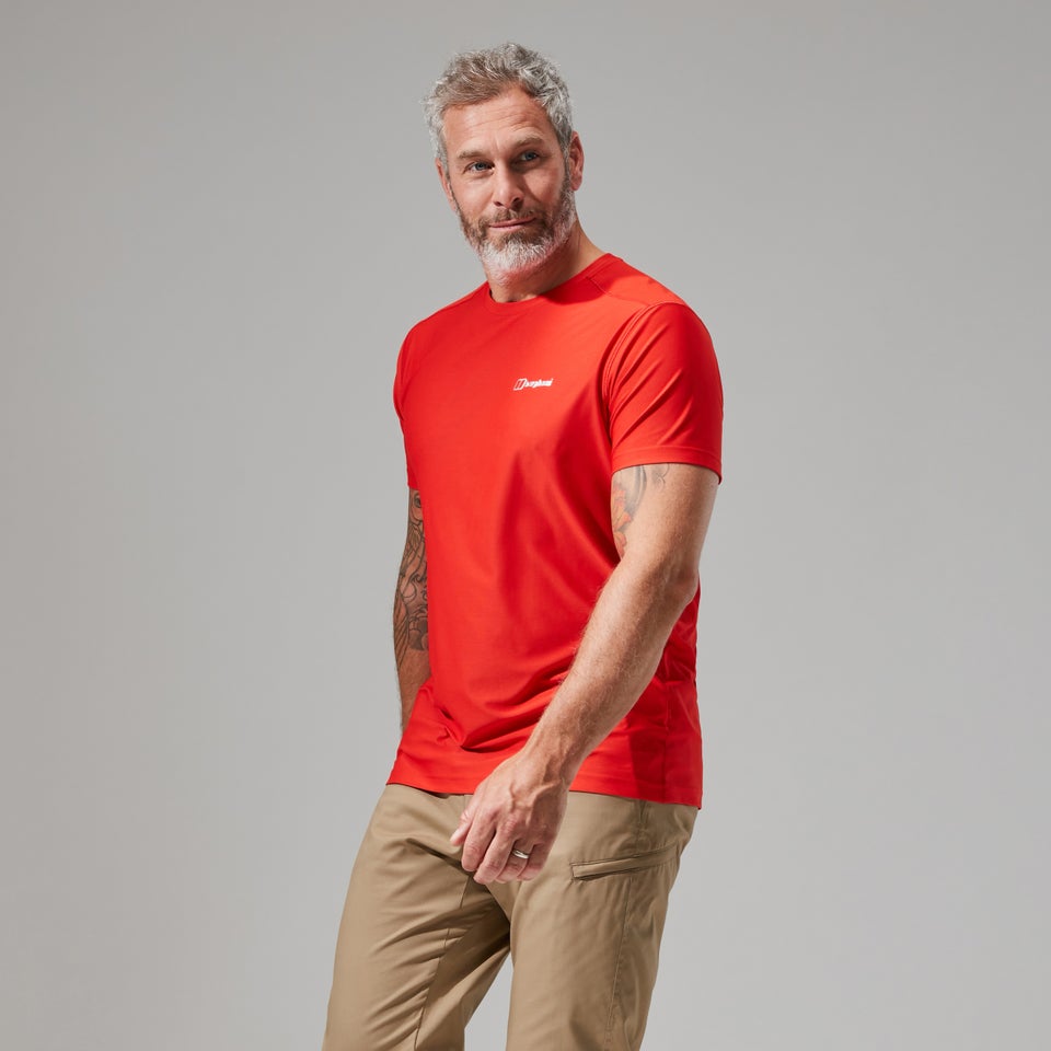 Men's 24/7 Tech Super Stretch Crew Tee - Orange