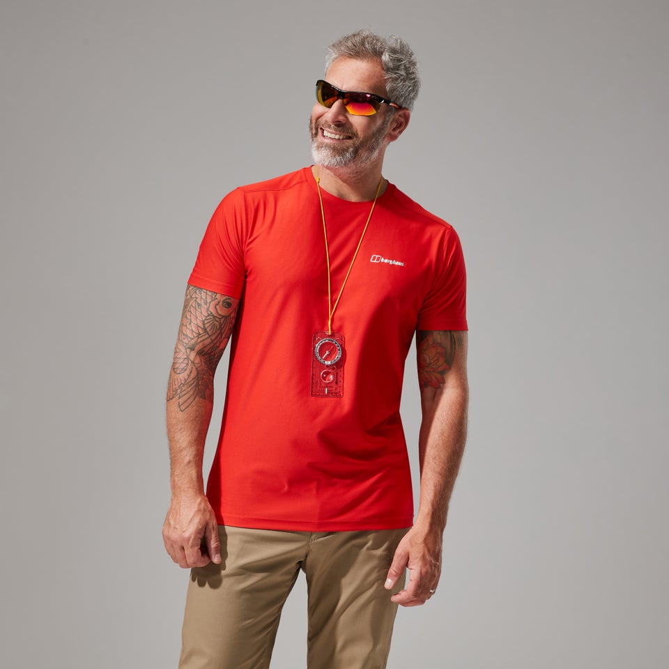 Men's 24/7 Tech Super Stretch Crew Tee - Orange