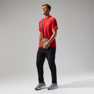 Organic Colour Logo Super Stretch T-Shirt für Herren - Rot