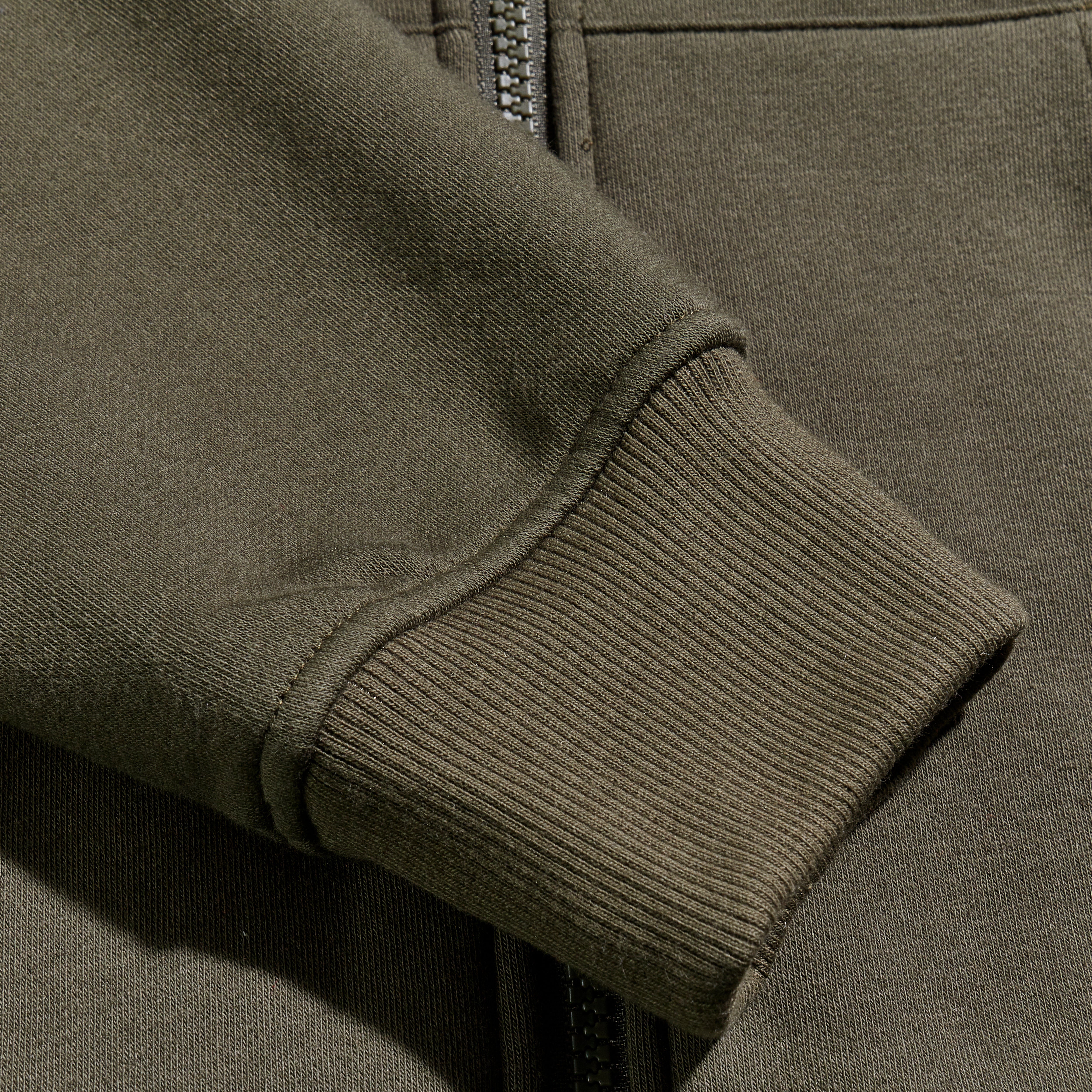 Logo Full Zip Hoodie für Herren - Dunkelgrün