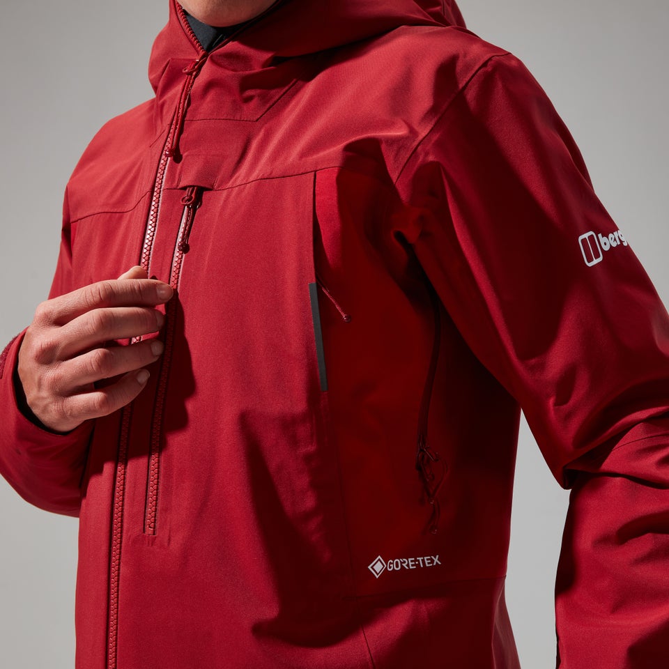 MTN Seeker Gore-Tex Jacken für Damen - Dunkelrot/Rot