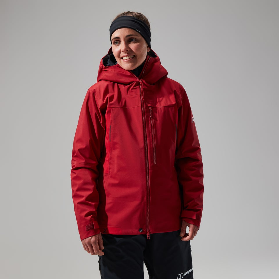 MTN Seeker Gore-Tex Jacken für Damen - Dunkelrot/Rot