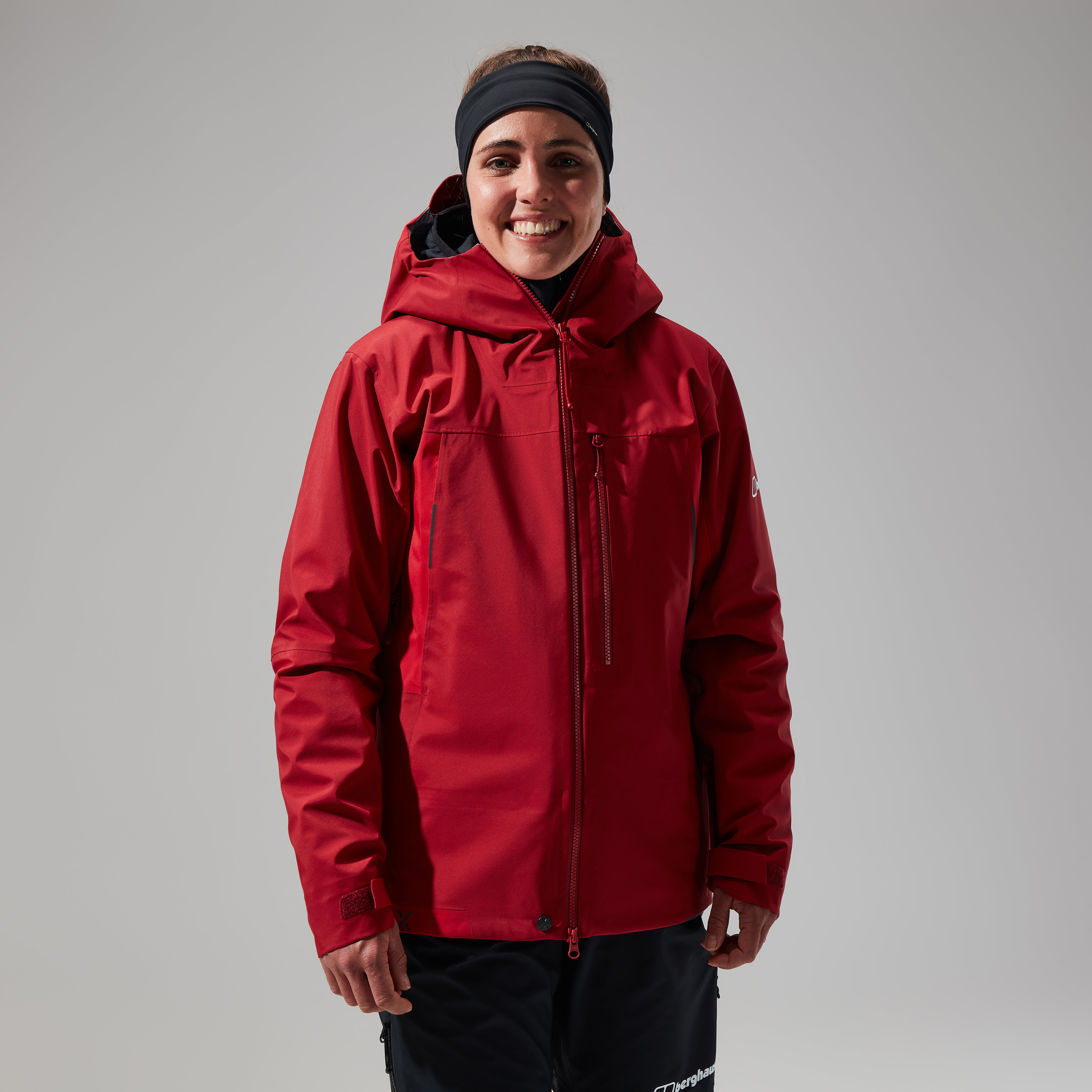 Women's MTN Seeker Gore-Tex Jacket - Dark Red/Red | Berghaus