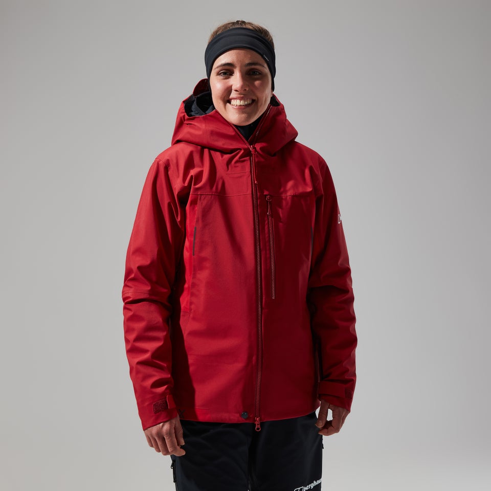 MTN Seeker Gore-Tex Jacken für Damen - Dunkelrot/Rot