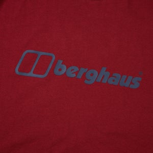 Men's Organic Big Colour Logo Super Stretch Tee Dark Red