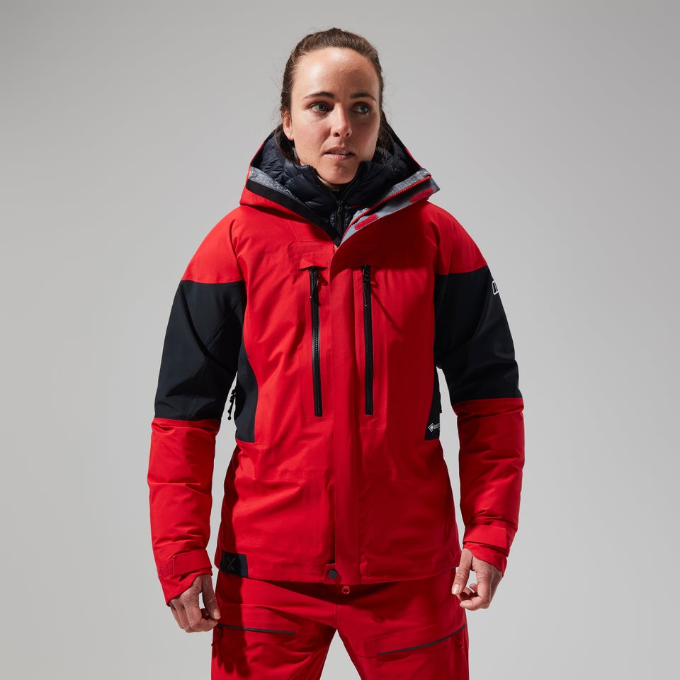 Women's MTN Guide Gore-Tex Pro Jacket - Red/Black