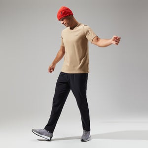 Men's Organic Colour Logo Super Stretch Tee Natural