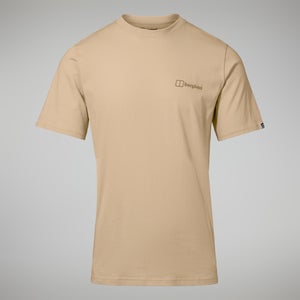 Men's Organic Colour Logo Super Stretch Tee Natural