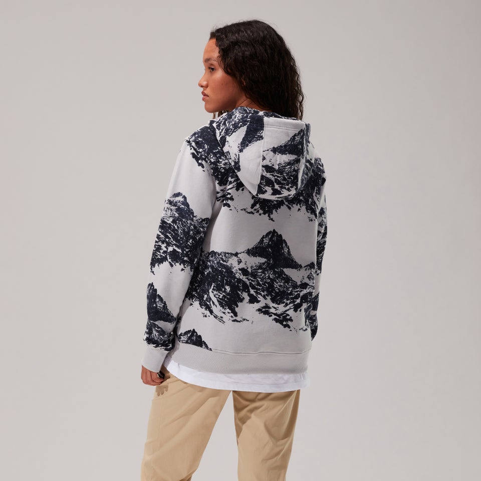 Unisex Heritage Small Logo Hoody - Grey/Black