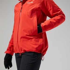 Highland Storm 3L Wasserdichte Jacken für Damen - Orange