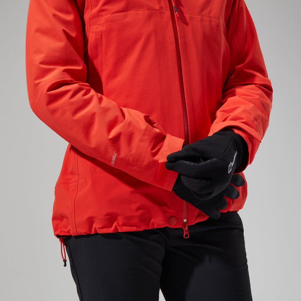 Highland Storm 3L Wasserdichte Jacken für Damen - Orange