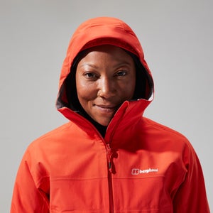 Highland Storm 3L Wasserdichte Jacken für Damen - Orange