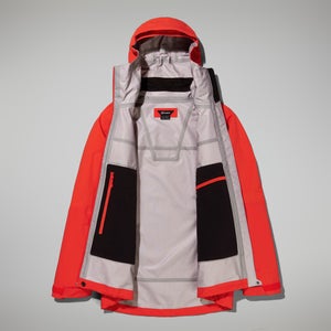 Highland Storm 3L Wasserdichte Jacken für Damen - Orange
