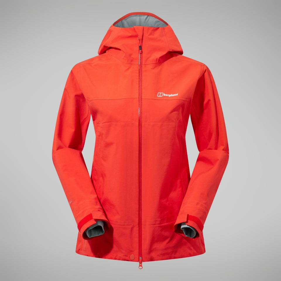 Highland Storm 3L Wasserdichte Jacken für Damen - Orange