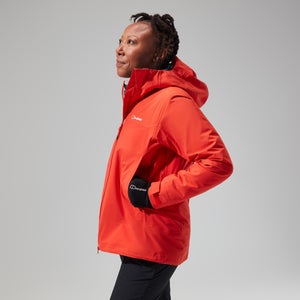 Highland Storm 3L Wasserdichte Jacken für Damen - Orange