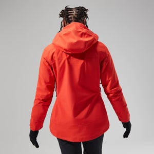 Highland Storm 3L Wasserdichte Jacken für Damen - Orange