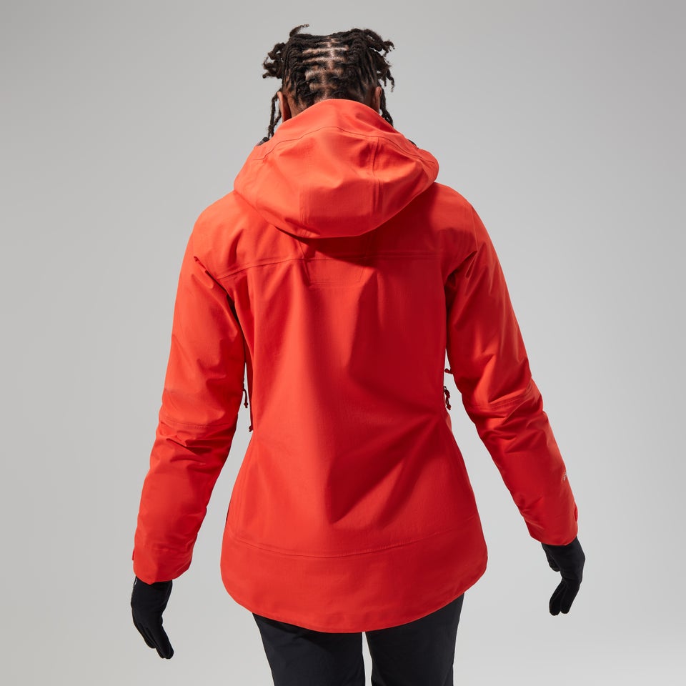 Highland Storm 3L Wasserdichte Jacken für Damen - Orange