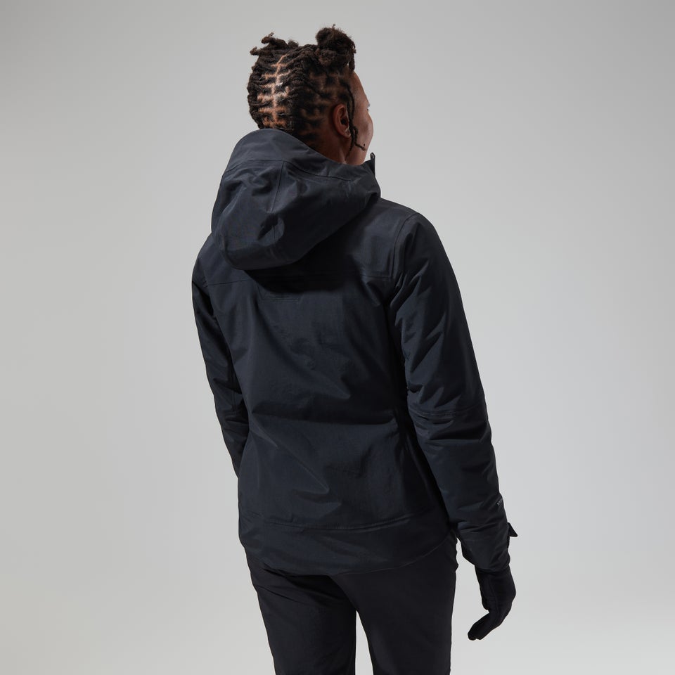 Highland Storm 3L Wasserdichte Jacken für Damen - Schwarz