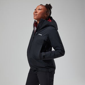 Highland Storm 3L Wasserdichte Jacken für Damen - Schwarz