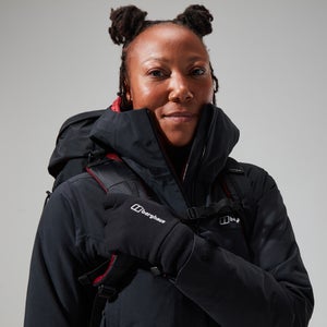 Highland Storm 3L Wasserdichte Jacken für Damen - Schwarz