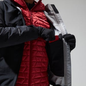 Highland Storm 3L Wasserdichte Jacken für Damen - Schwarz