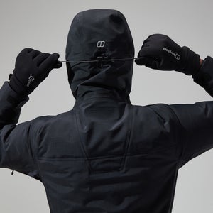 Highland Storm 3L Wasserdichte Jacken für Damen - Schwarz