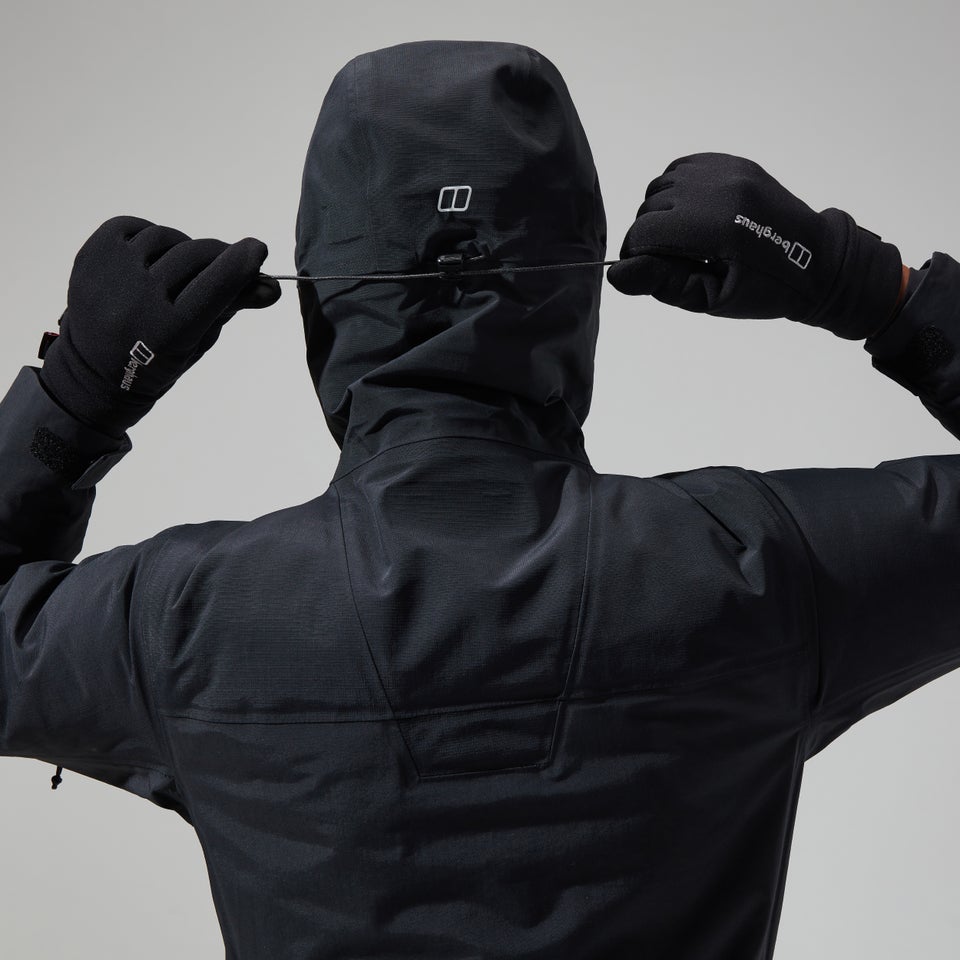 Highland Storm 3L Wasserdichte Jacken für Damen - Schwarz