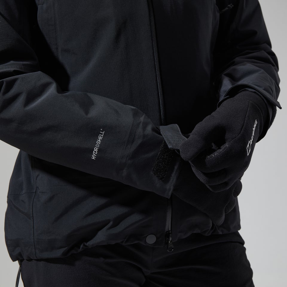 Highland Storm 3L Wasserdichte Jacken für Damen - Schwarz