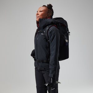 Highland Storm 3L Wasserdichte Jacken für Damen - Schwarz