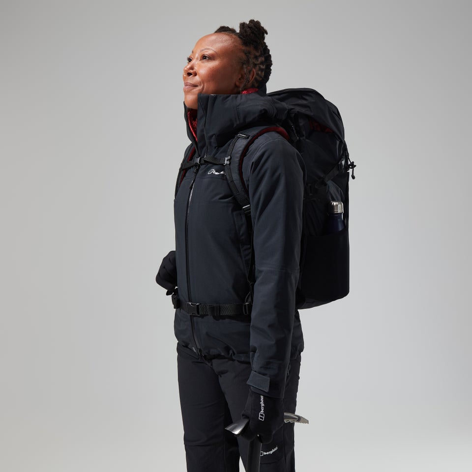 Highland Storm 3L Wasserdichte Jacken für Damen - Schwarz