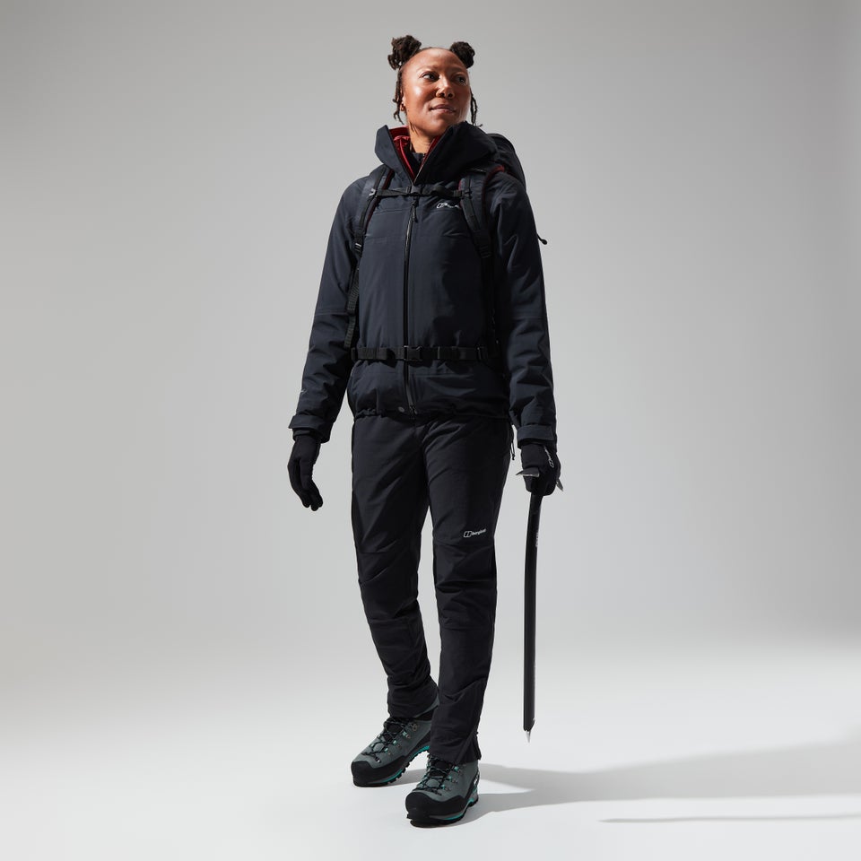 Highland Storm 3L Wasserdichte Jacken für Damen - Schwarz