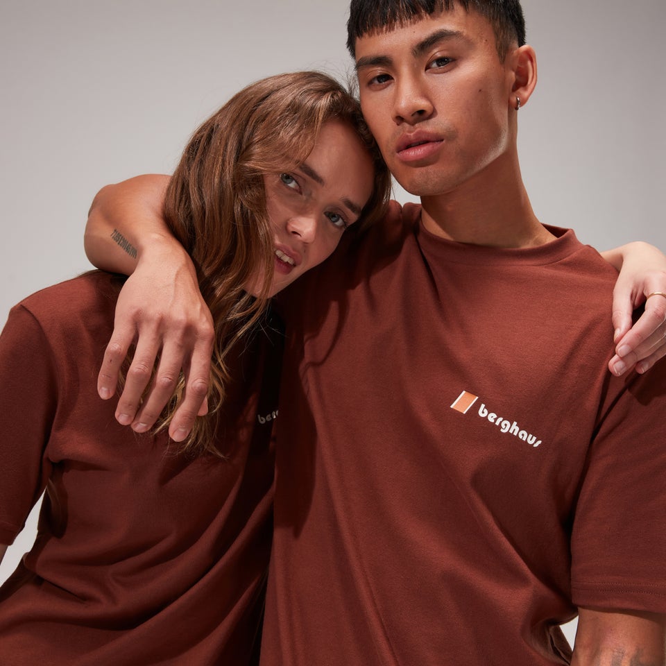 Unisex Orginal Heritage F&B Logo T-Shirt - Dark Brown