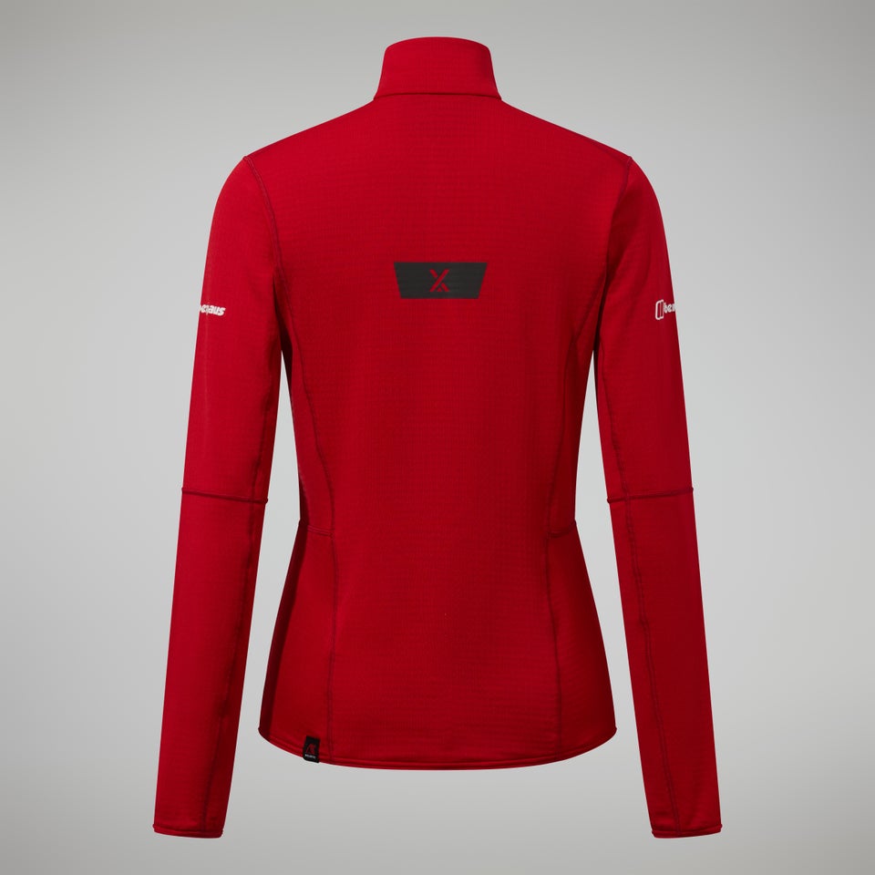 MTN Arete LB Half Zip für Damen - Rot