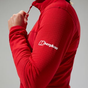 Women's MTN Arete LB Half Zip - Red