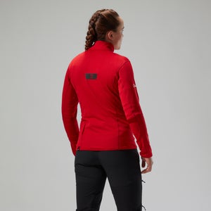 Women's MTN Arete LB Half Zip - Red