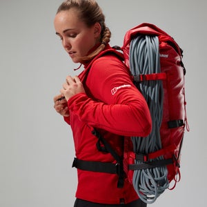 Women's MTN Arete LB Half Zip - Red