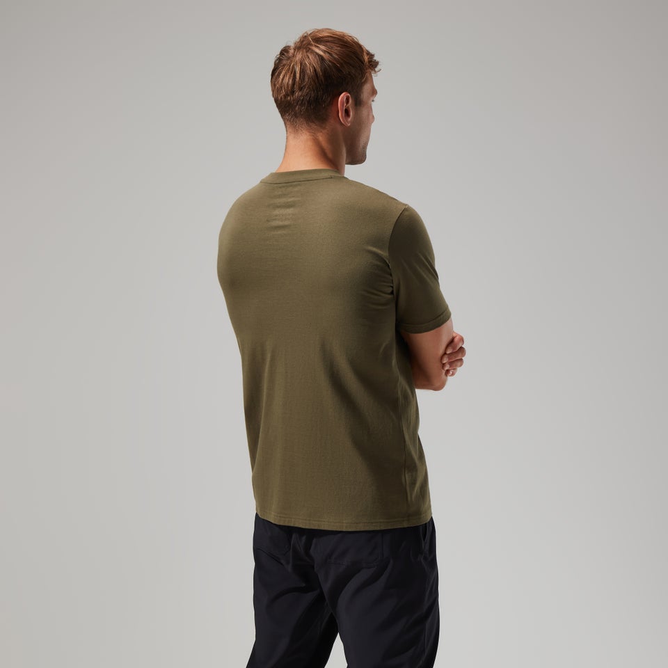 Men's Edale MTN Short Sleeve Tee Dark Green