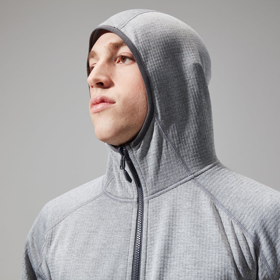 Men's Urban Spitzer Hooded Interactive Jacket - Grey