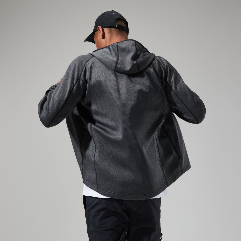 Men's Urban Spitzer Hooded Jacket Interactive - Black/Grey