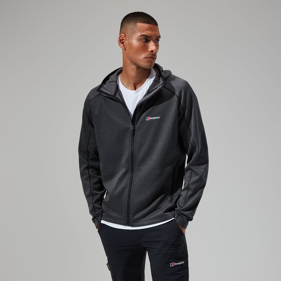 Men's Urban Spitzer Hooded Jacket Interactive - Black/Grey