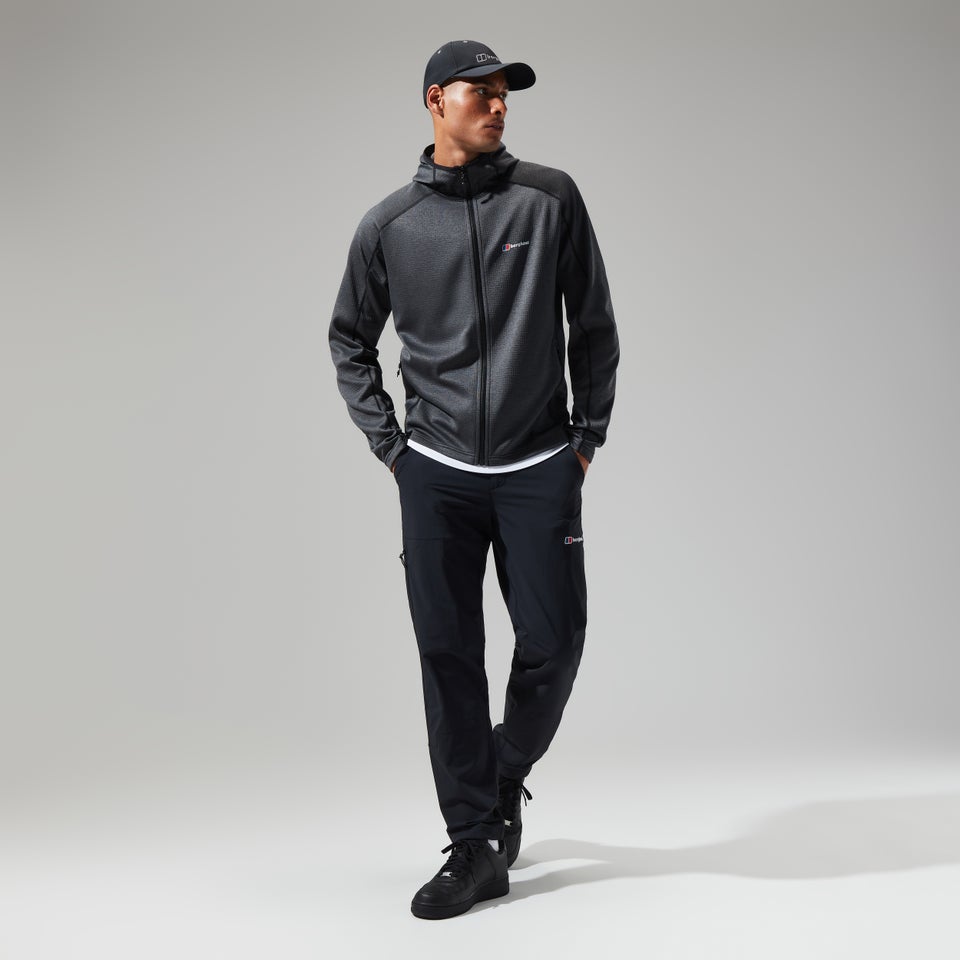 Men's Urban Spitzer Hooded Jacket Interactive - Black/Grey