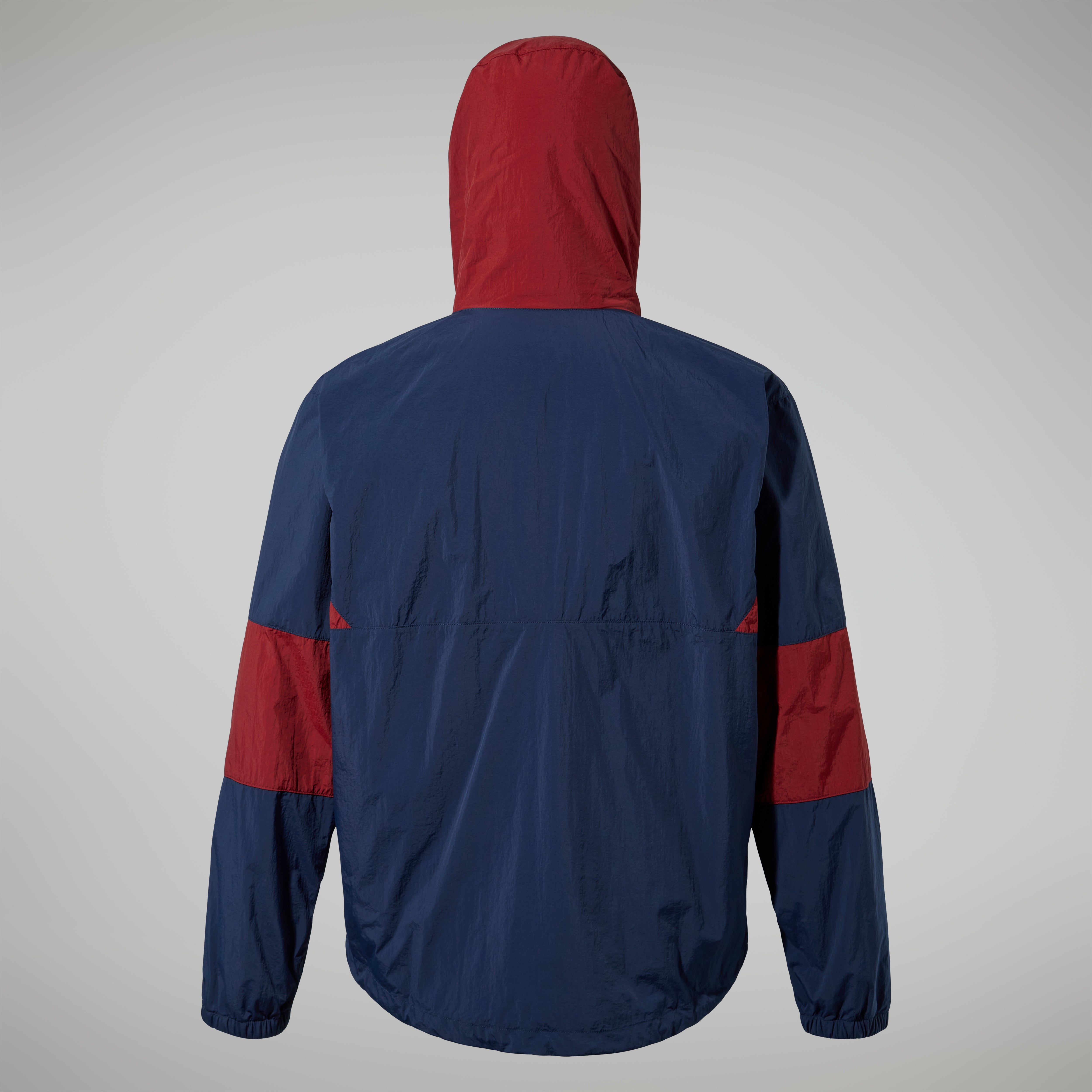 Men's Urban Co-ord Wind Jacket - Dark Blue/Dark Red