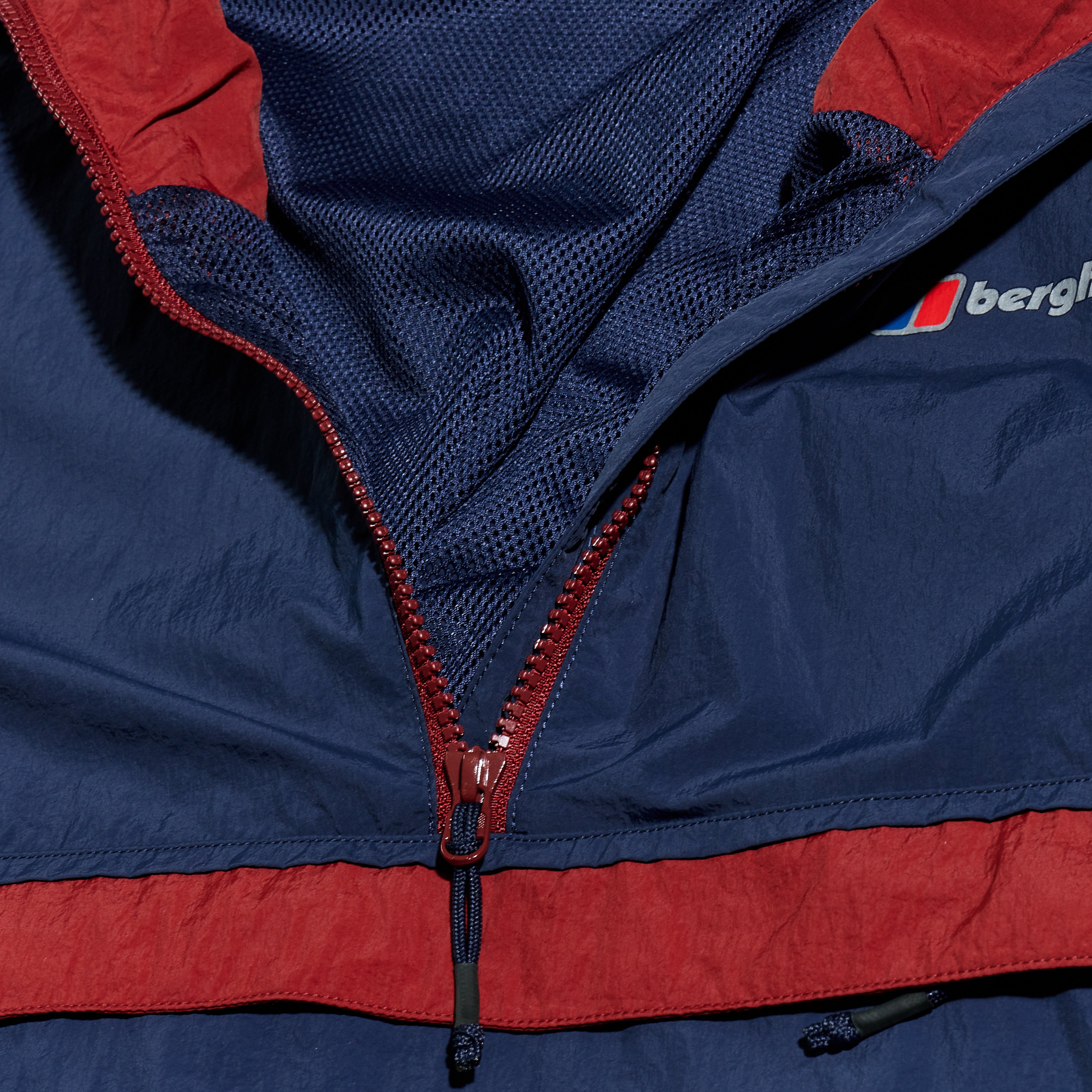 Men's Urban Co-ord Wind Jacket - Dark Blue/Dark Red