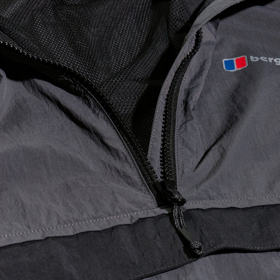 Men's Urban Co-ord Wind Jacket - Grey/Black